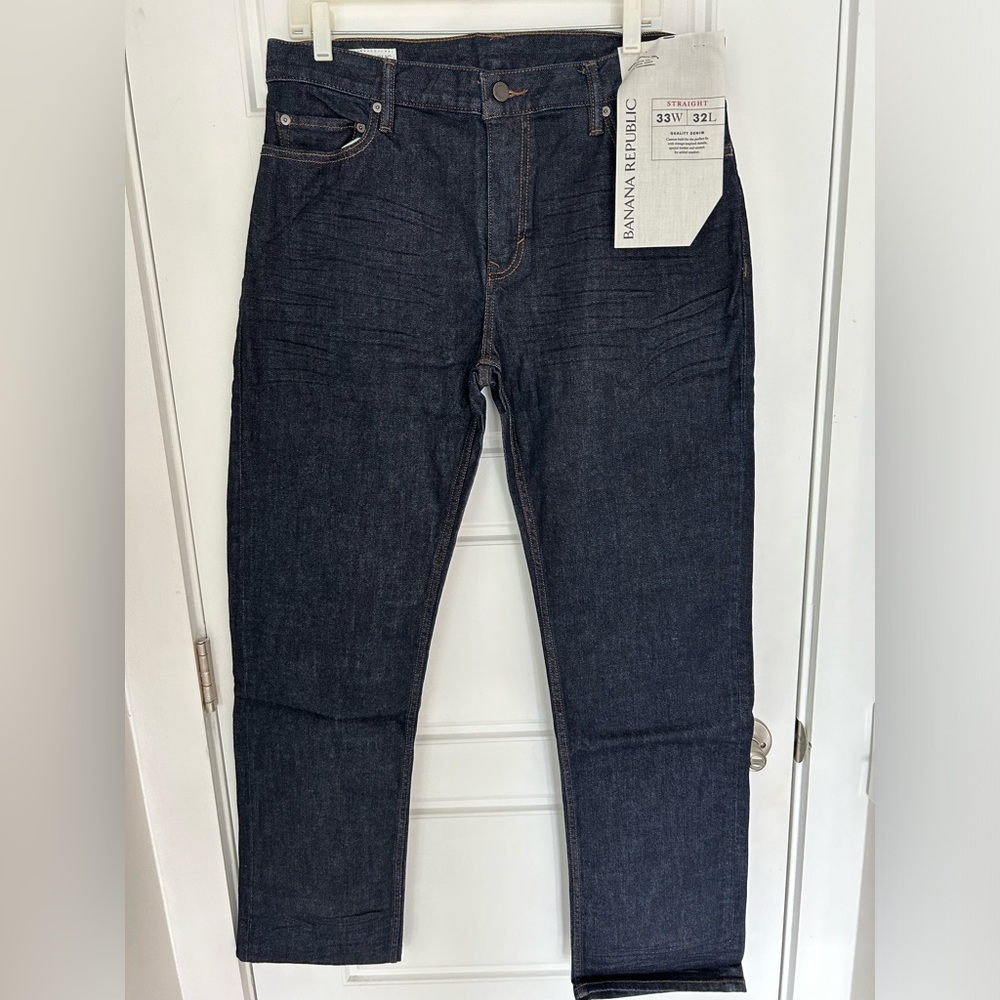 Banana Republic Men’s straight leg jeans - NEW